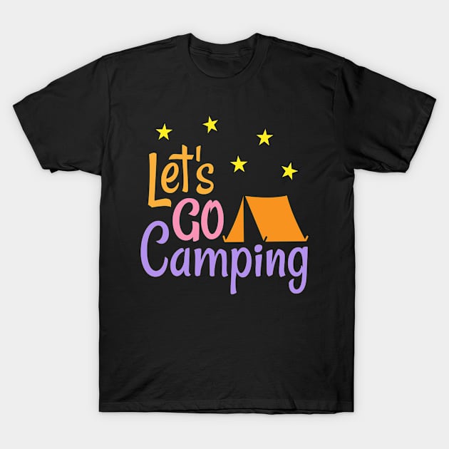 Camping T-Shirt by Alvd Design